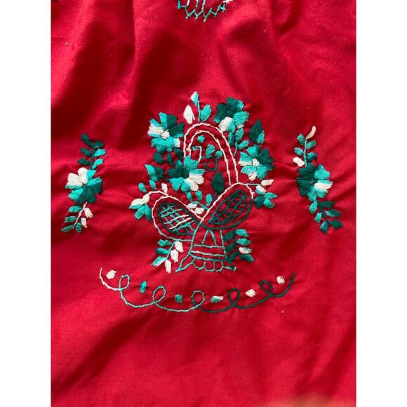 Embroidered Mexican Dress Toddler Size 2/3 ~ Boho Floral Tunic Top ~ Adorable! - Picture 4 of 5